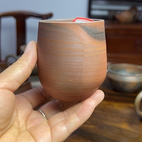 戬谷龙窑柴烧茶杯35