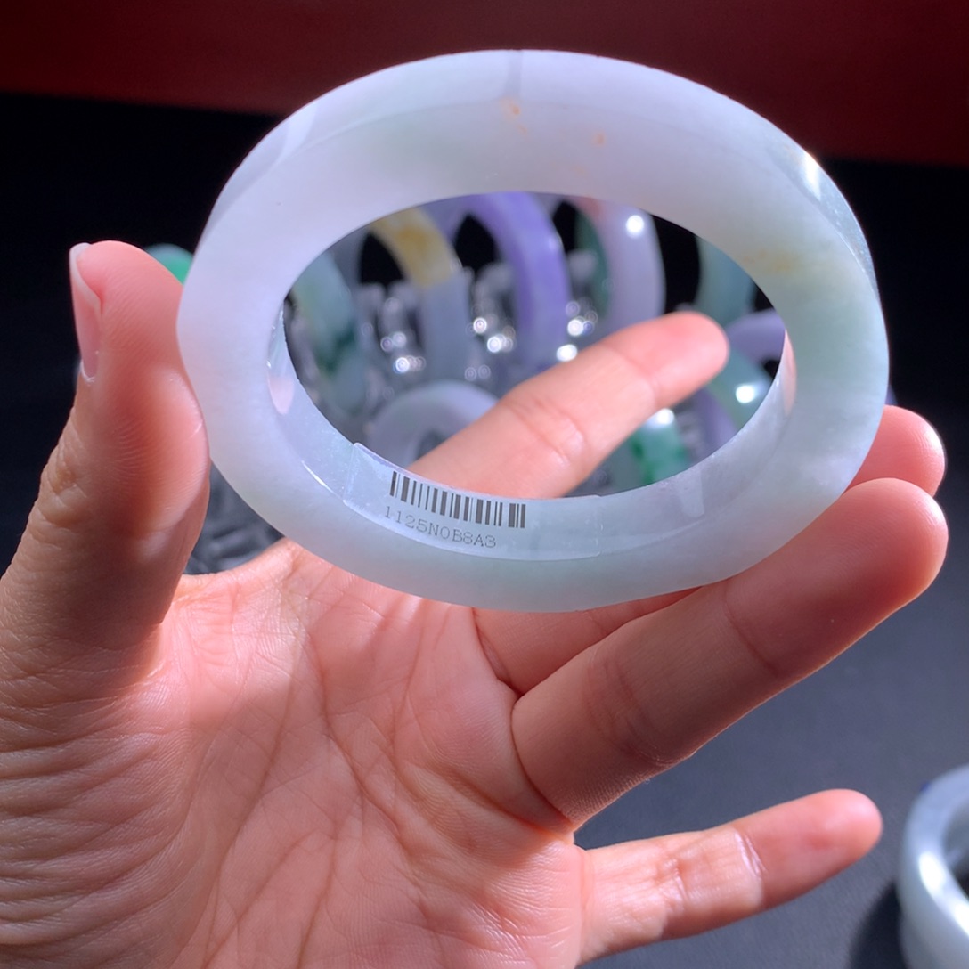 定制翡翠未镶嵌54到59有纹裂