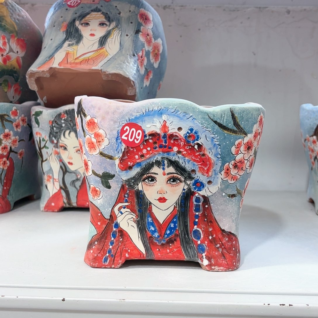 紫砂花盆手工花盆默认微瑕15/14微瑕