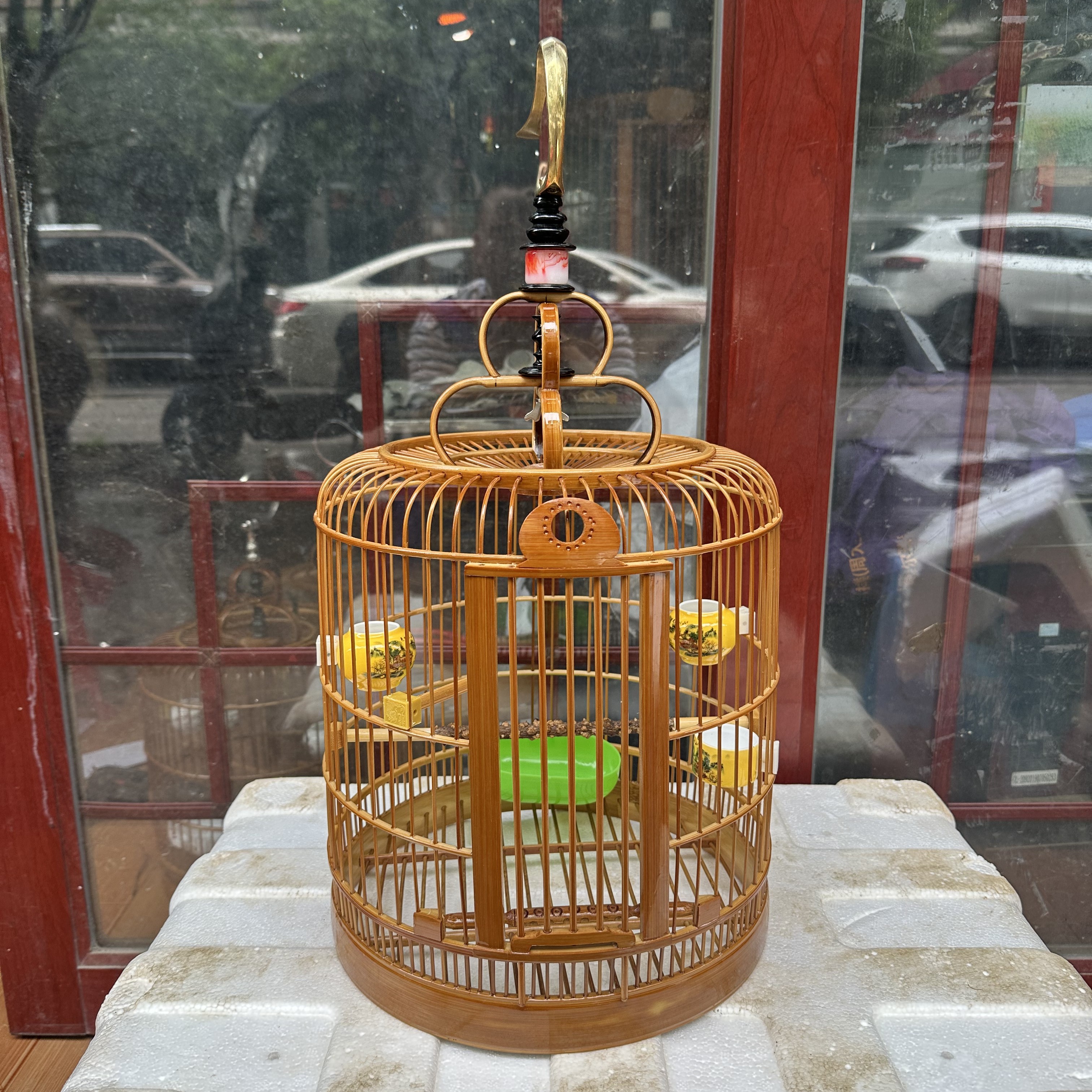 老竹凯里川笼黄豆鸟笼黄腾小麻雀小鸟笼（上漆款）小鸟新型用品