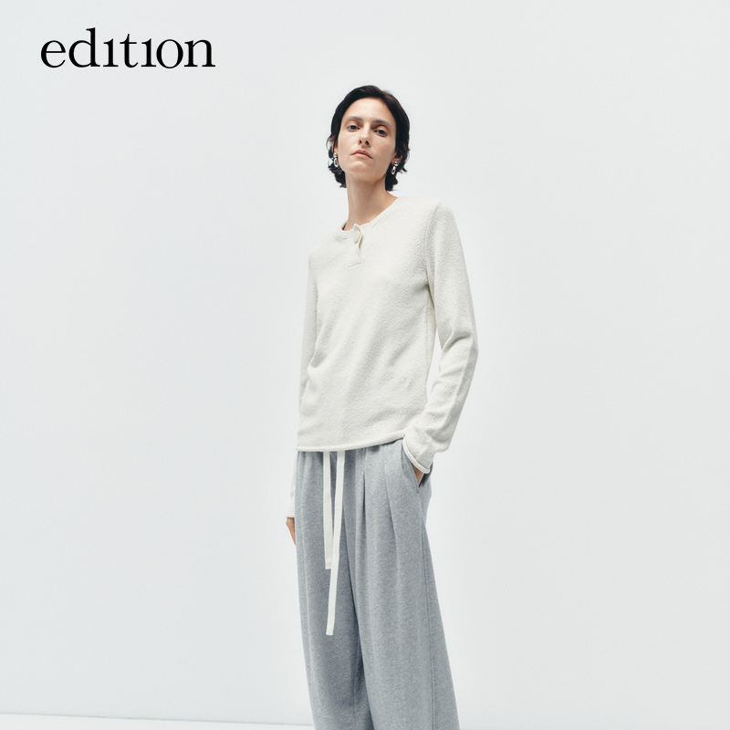 【E+云朵系列】edition秋款高能感桑蚕丝针织衫#EBD3SWTK06