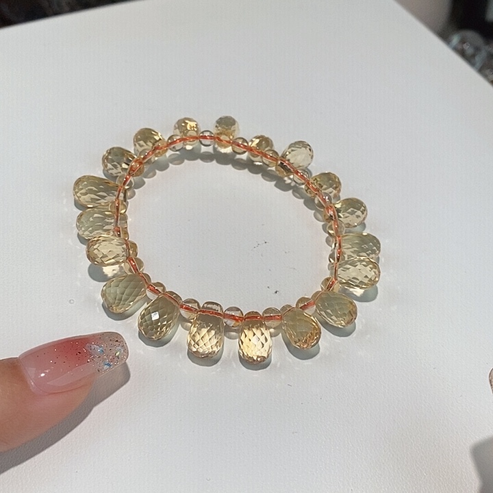 水晶无未镶嵌巴西黄水晶太阳花