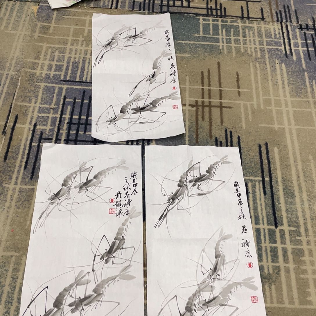 国画四尺四开作品花鸟黄老师？111