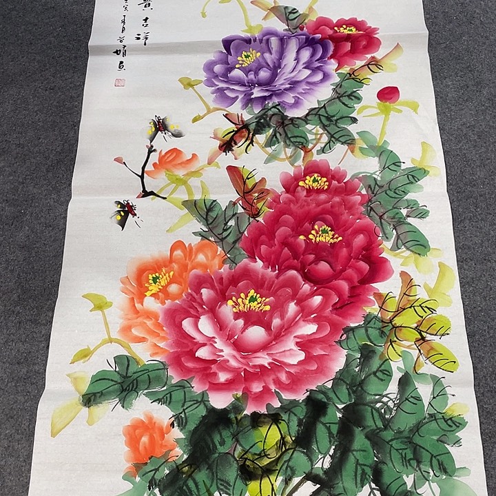 国画今天上午国画作品展示