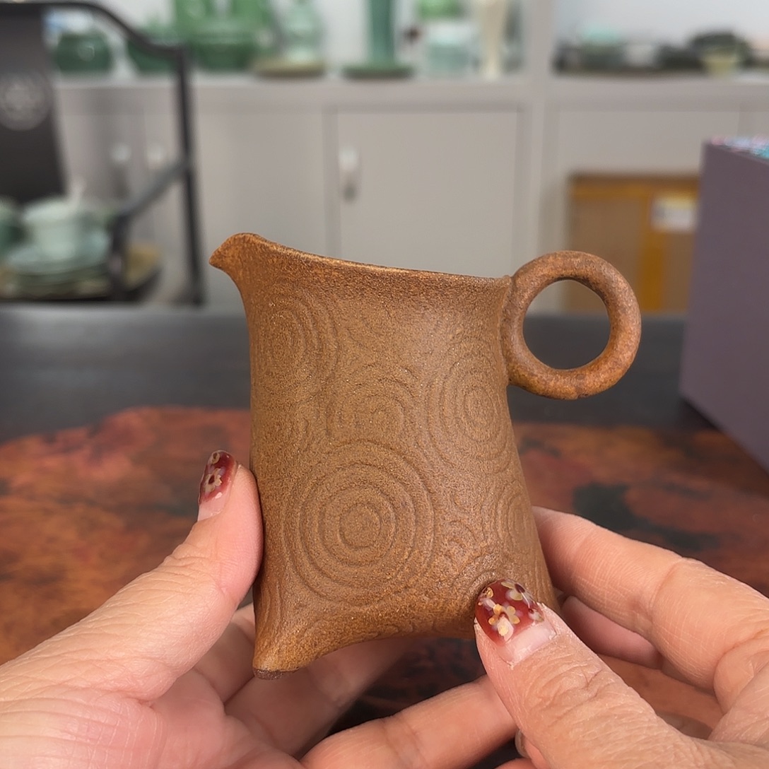龙泉云间青瓷小米茶器