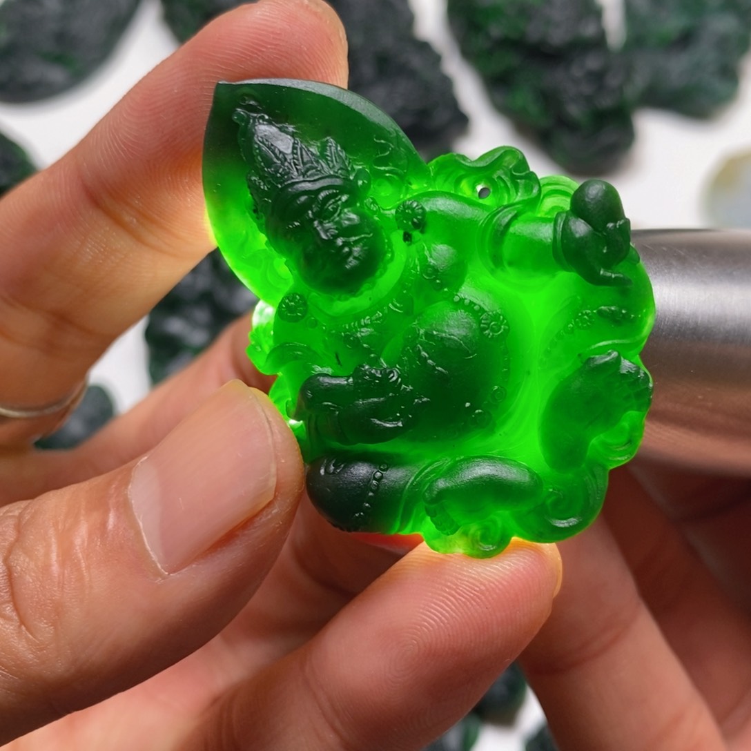 定制翡翠未镶嵌天然A货翡翠Z