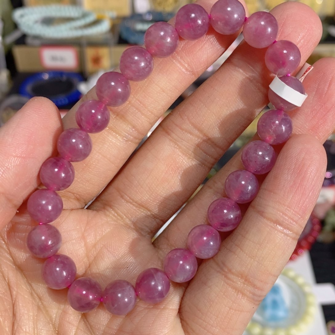 水晶手绳未镶嵌紫马粉