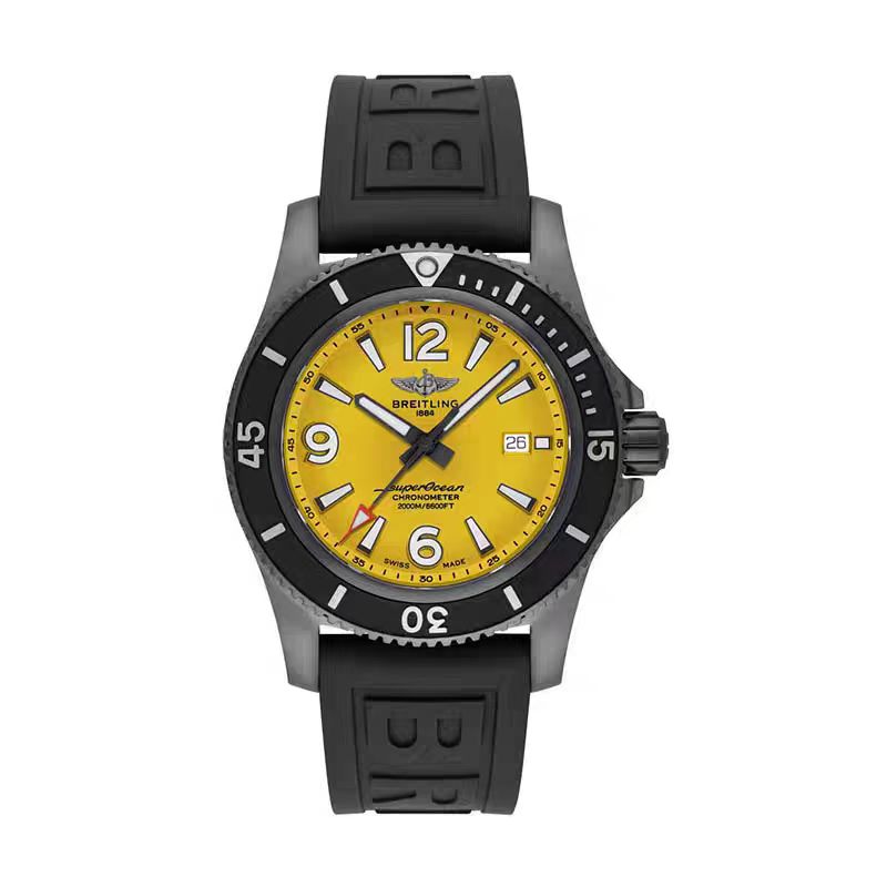 99新 BREITLING/百年灵 超级海洋系列/黄狼/23年全套/46mm/运动