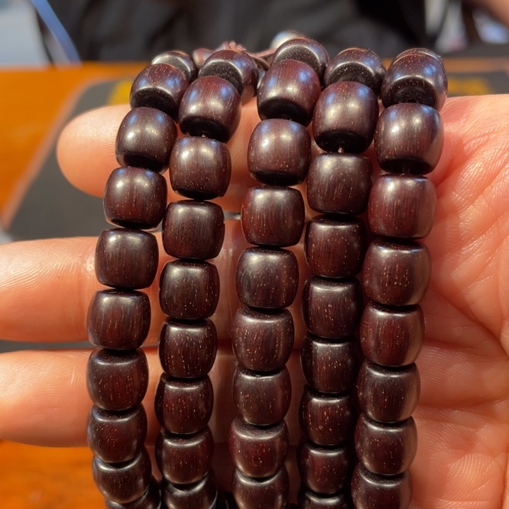 檀香紫檀（小叶紫檀）红****a0910的108颗的手链