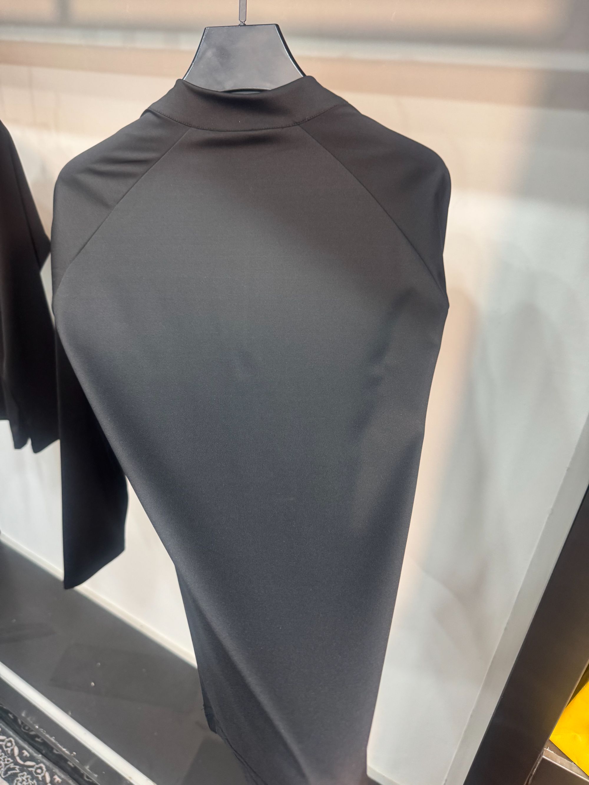 户外速干T恤黑色修身显瘦潮流纯色商务高级感男士内搭上衣T恤潮  