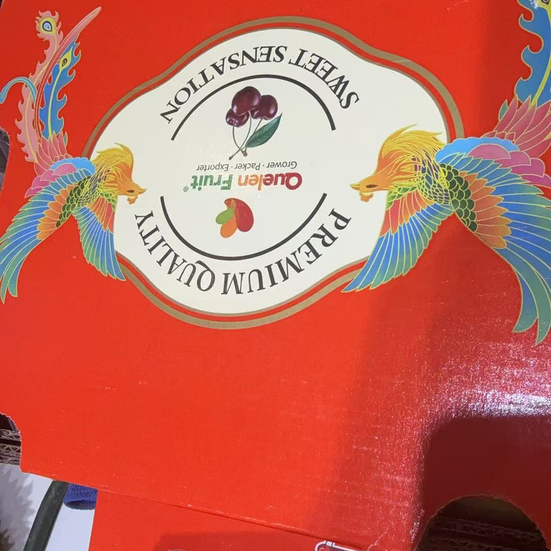 顺风空运智利车厘子整盒五斤内附果径卡3J智利