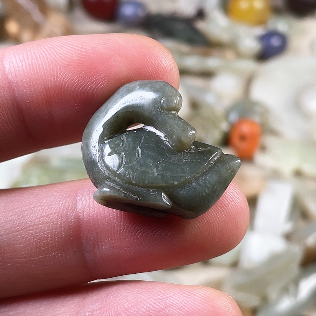 和田玉（糖玉）颈饰未镶嵌