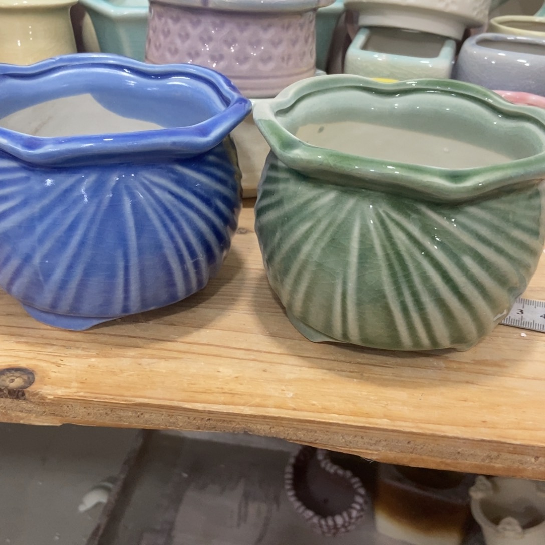 红陶高温陶瓷花盆