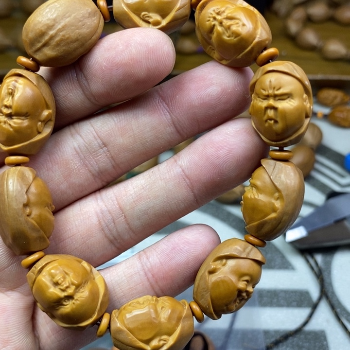 橄榄核手串/手链橄榄核雕工艺手串