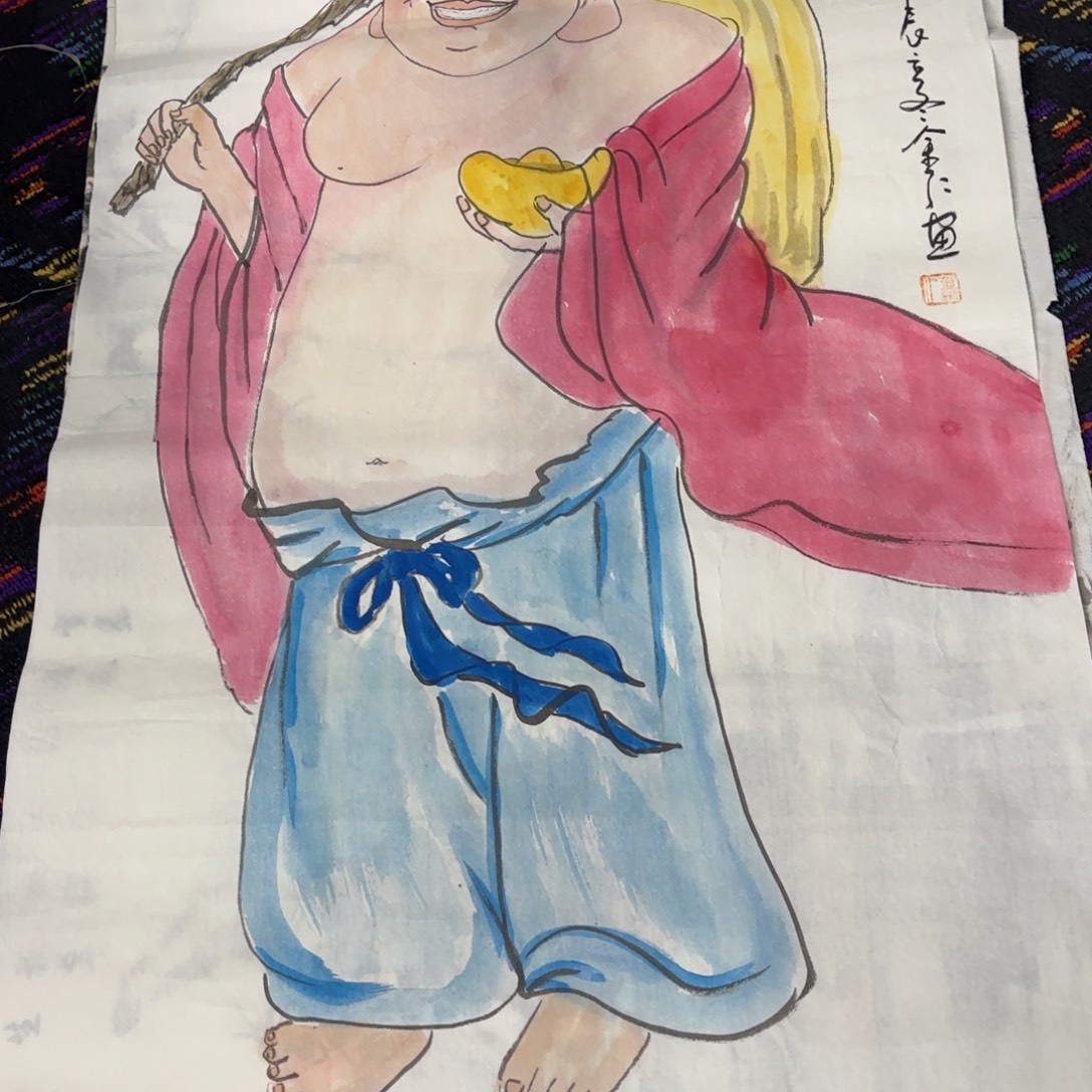 国画国画老师作品刘