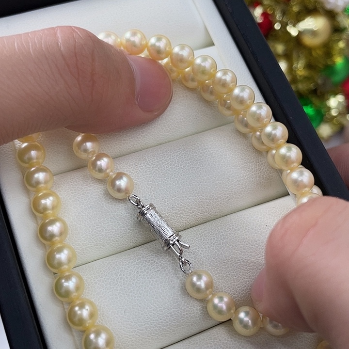 海水珍珠颈饰银S925镶嵌