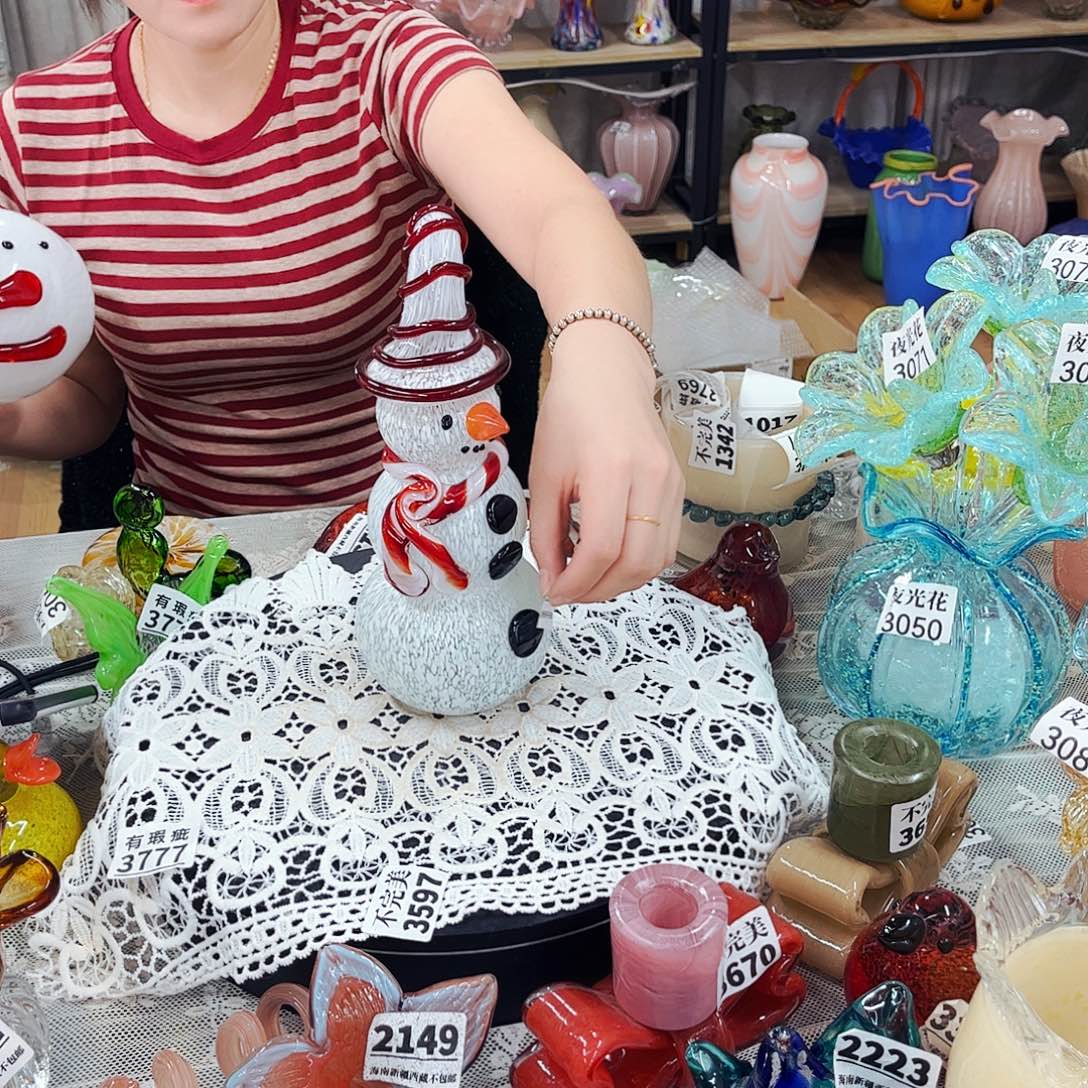 雪人 家悦琉璃工艺品