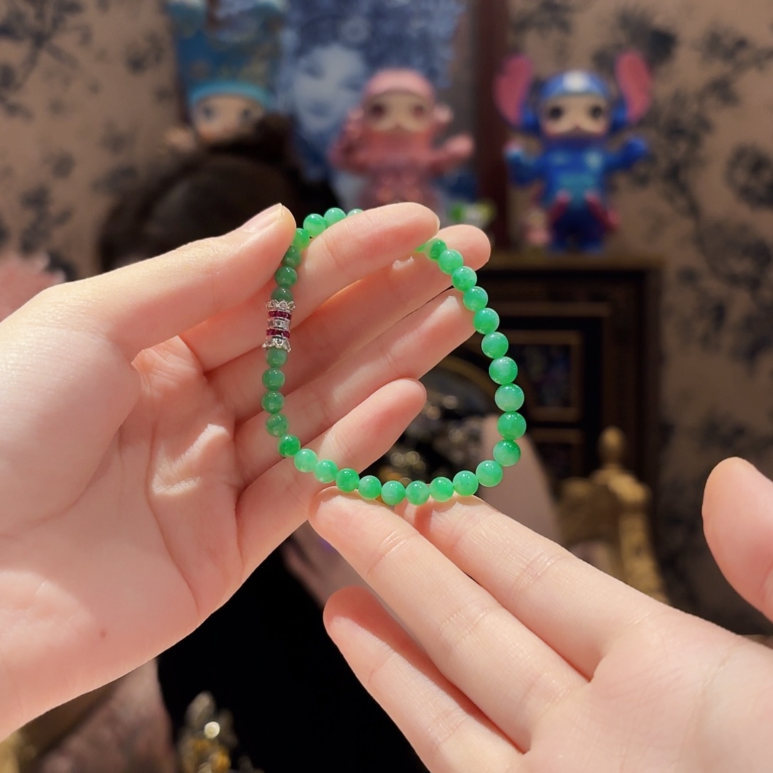 未镶嵌手链翡翠手串