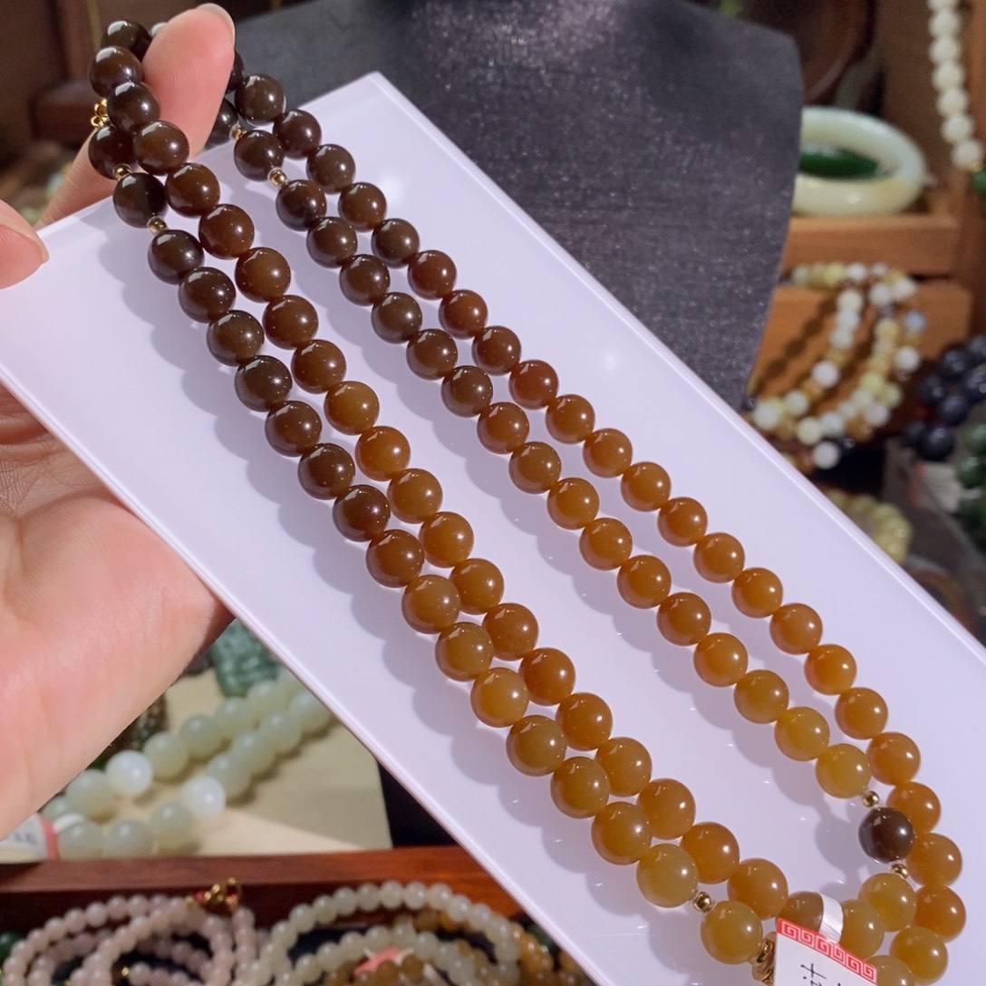 和田玉未镶嵌手链