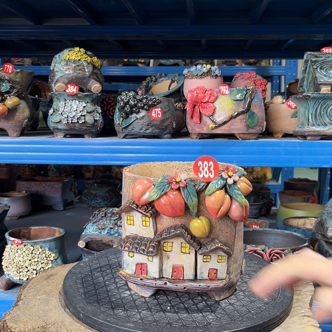 383 号陶然花器手工花盆