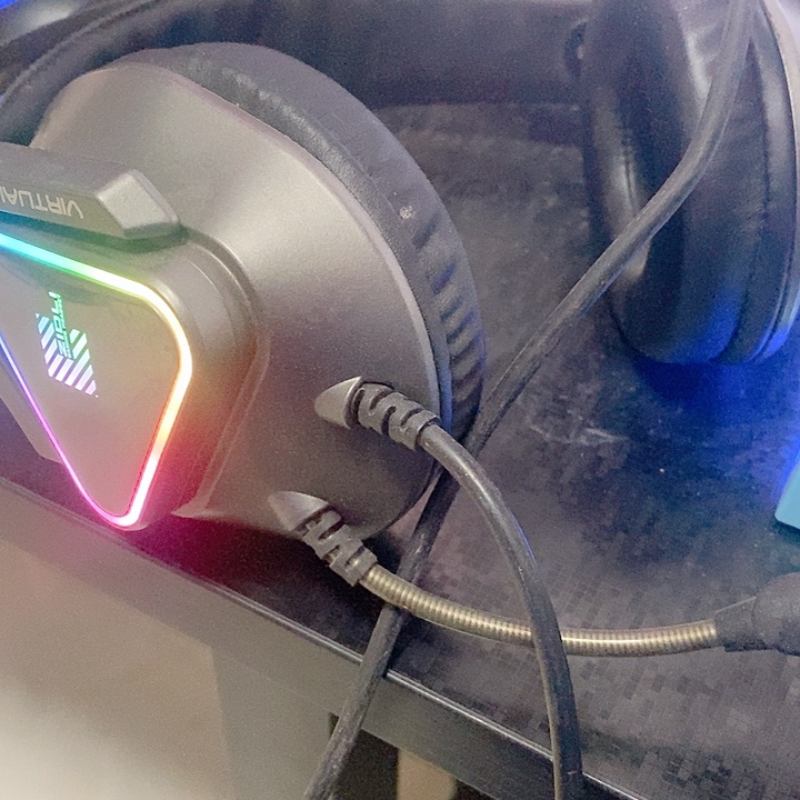 天***敌磁动力耳机台式机用电脑用