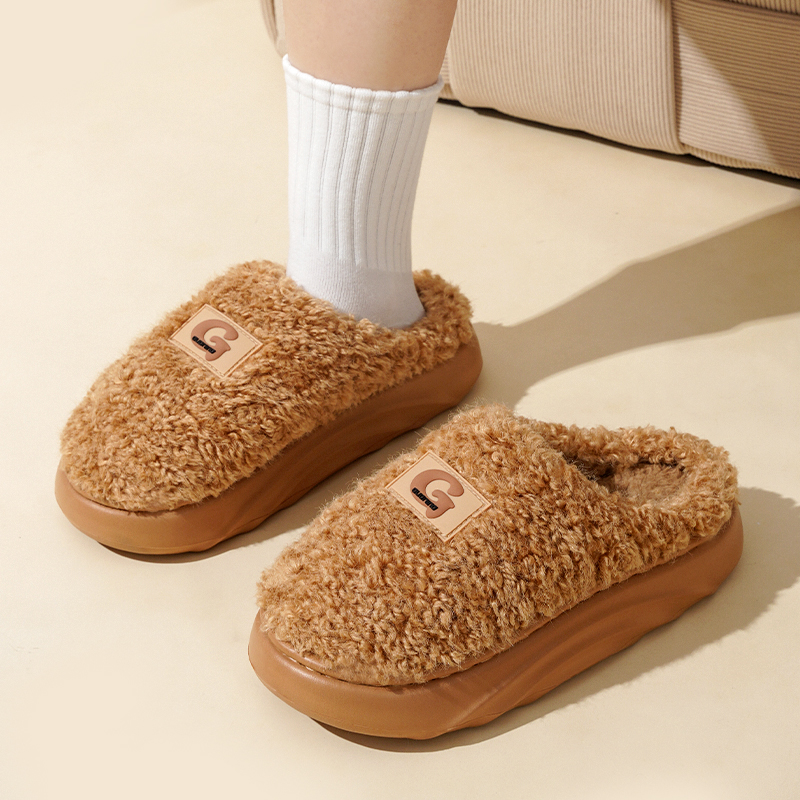 【升级5.0土豆棉拖鞋】踩屎感棉拖鞋男女秋冬季家居加绒保暖防滑