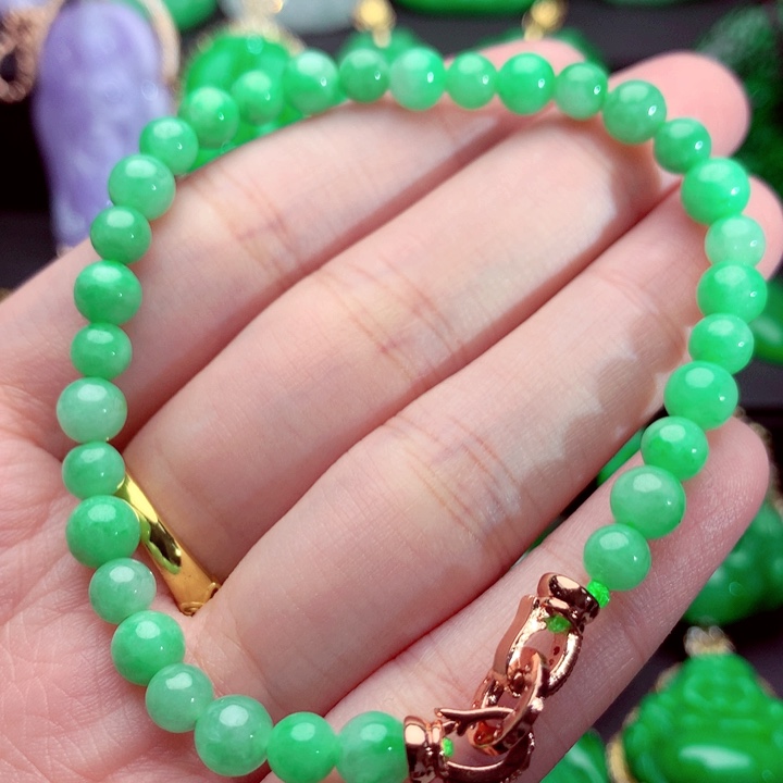 翡翠未镶嵌手串手串