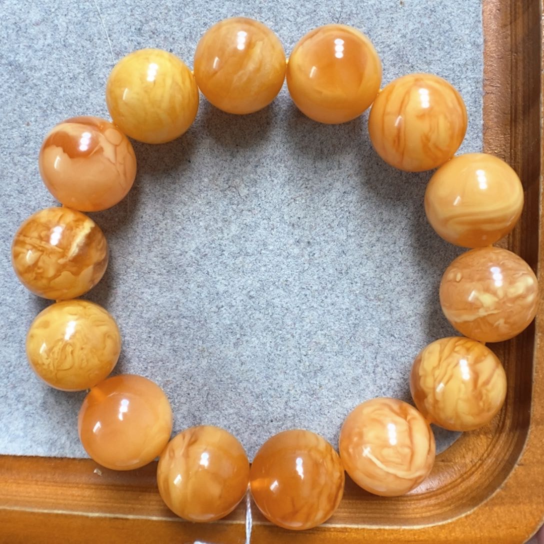 蜜蜡手串未镶嵌蜜蜡手串