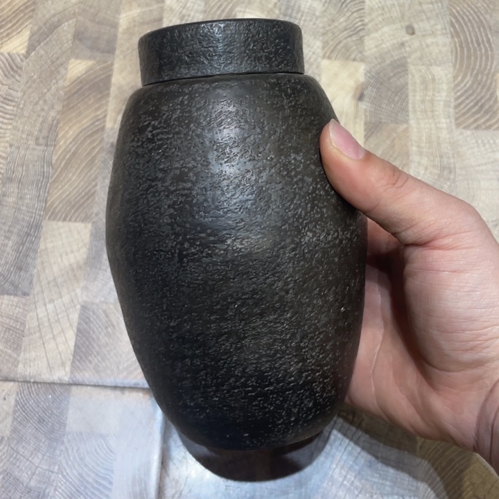锡茶叶罐茶道具摆件摆件