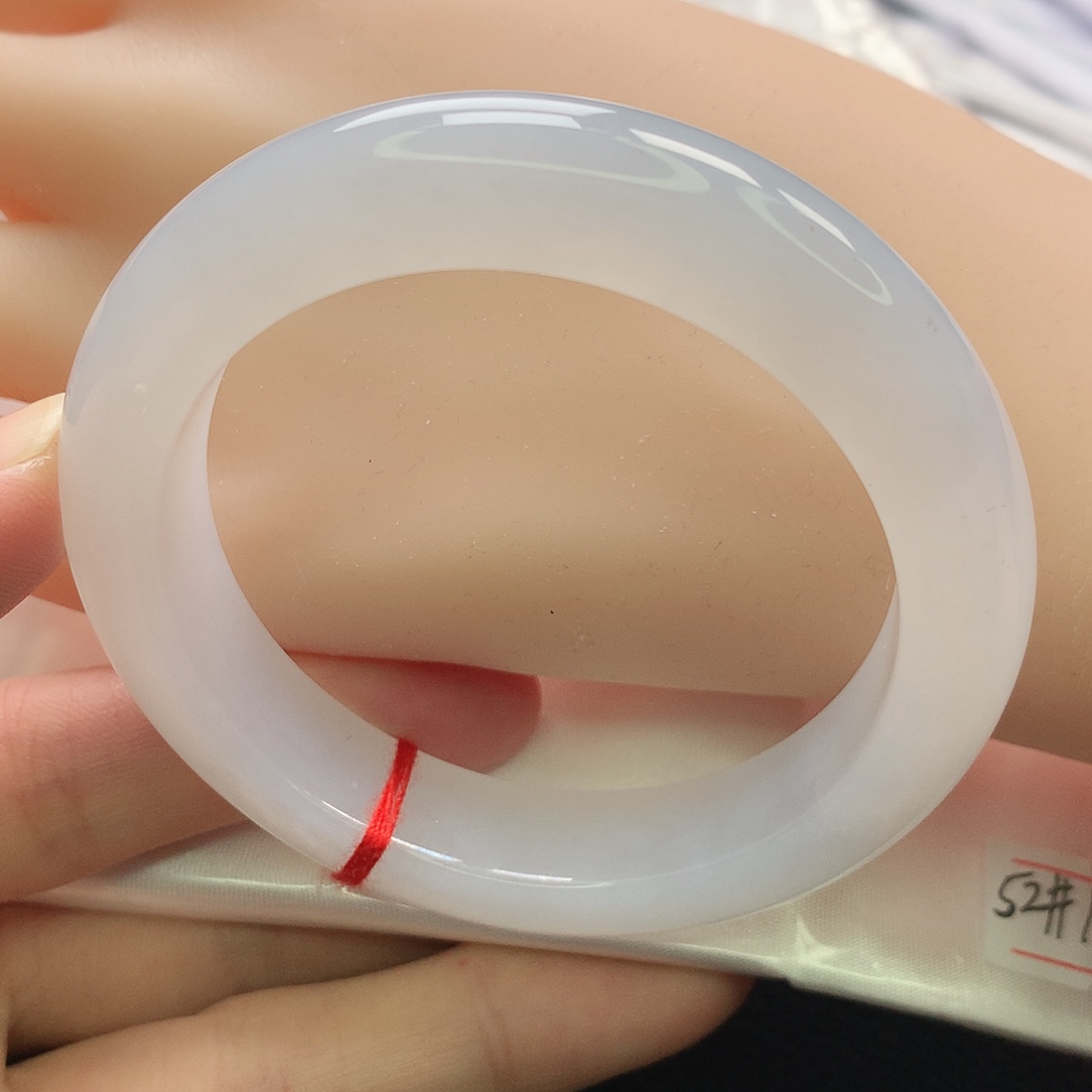 翡翠未镶嵌手镯缅甸52.5