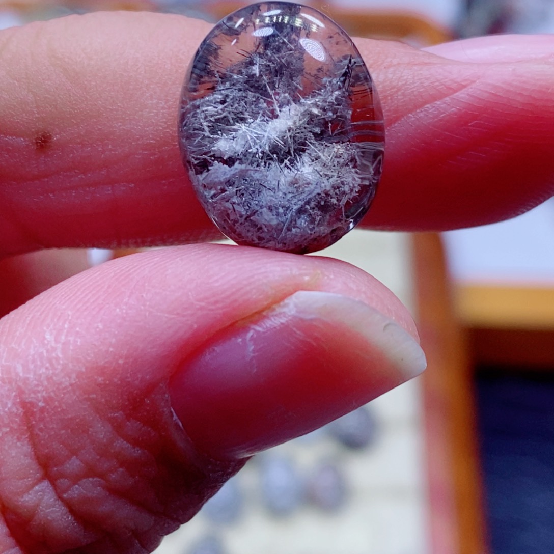 颈饰未镶嵌水晶花***主水晶