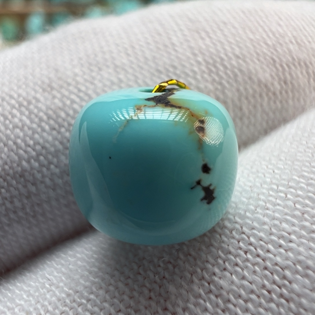 绿松石未镶嵌配饰9.3*7.9