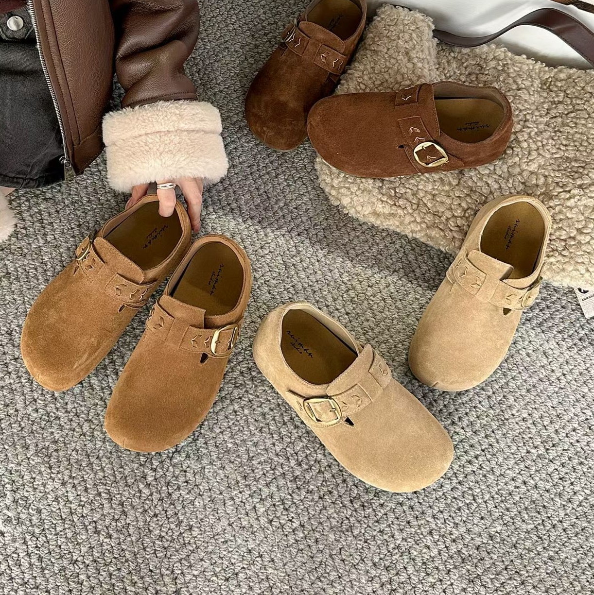 5号链接，品牌女鞋勃肯鞋撤柜捡漏(默认微瑕,听主播报编码下单)