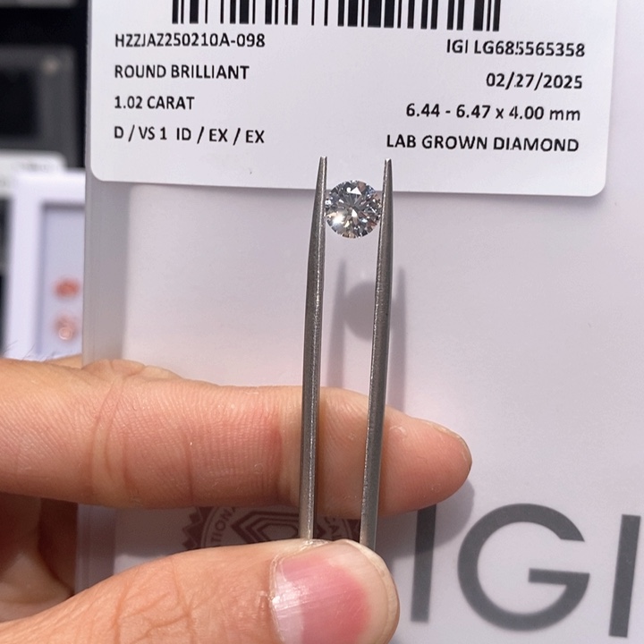 实验室培育钻石裸石未镶嵌