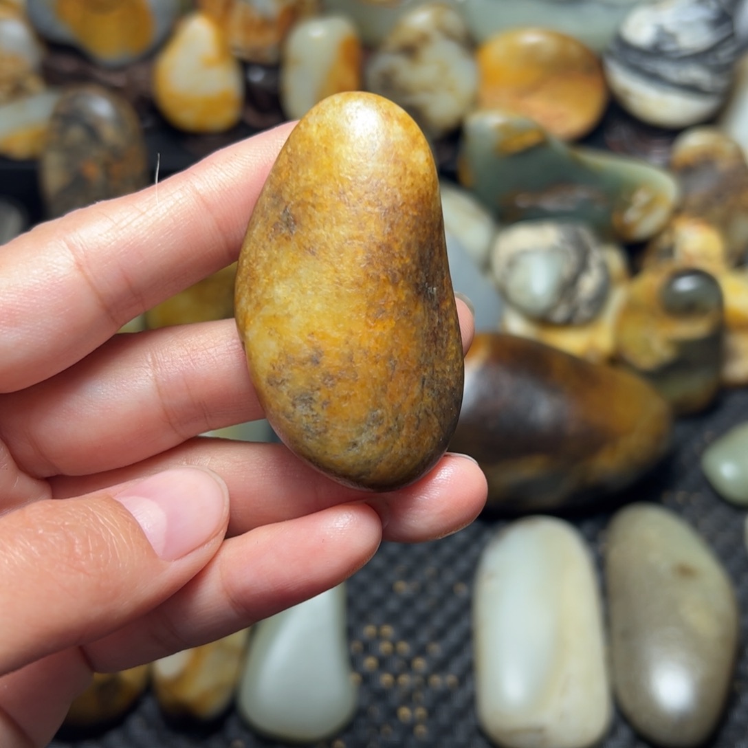 和田玉（青玉）A51未镶嵌东*