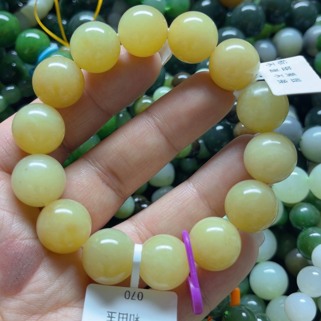 和田玉手链未镶嵌