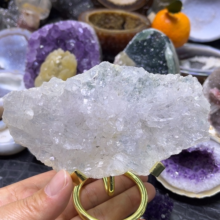 水晶未镶嵌珠宝半成品矿标奇石