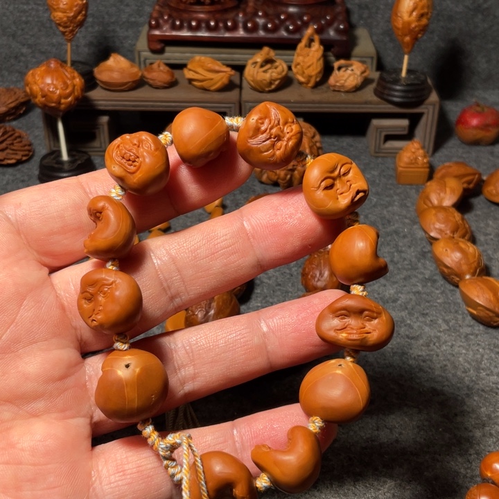 悦***t橄榄核手串/手链手工制作工艺精湛