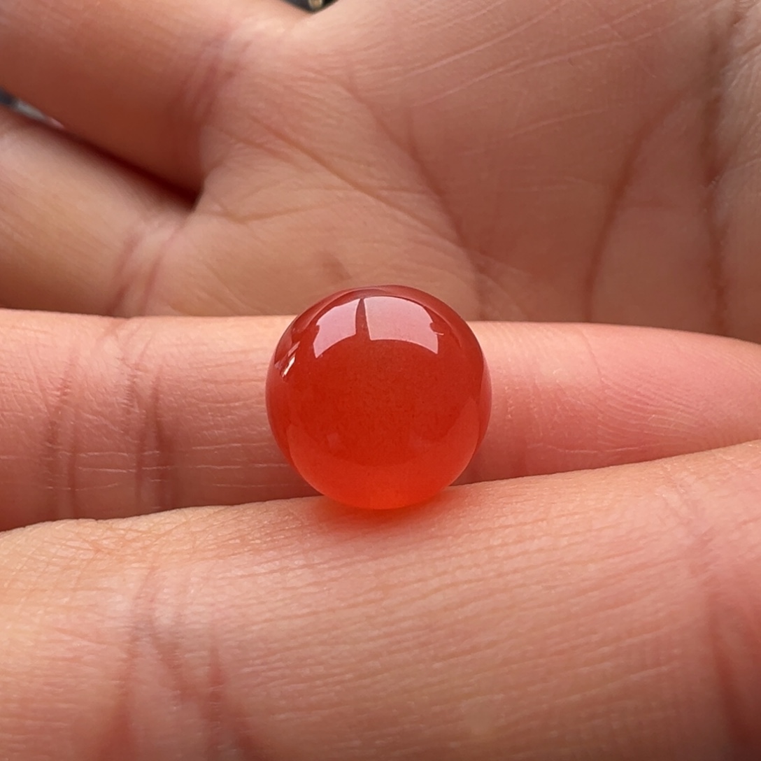 南红玛瑙未镶嵌圆珠10.8