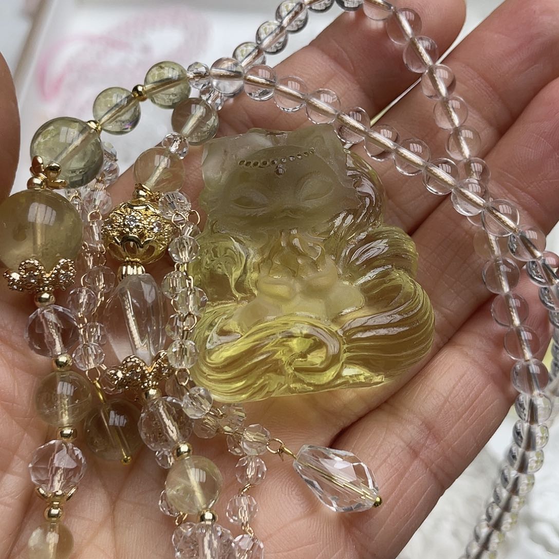 吊坠(不含链)未镶嵌水晶飘*