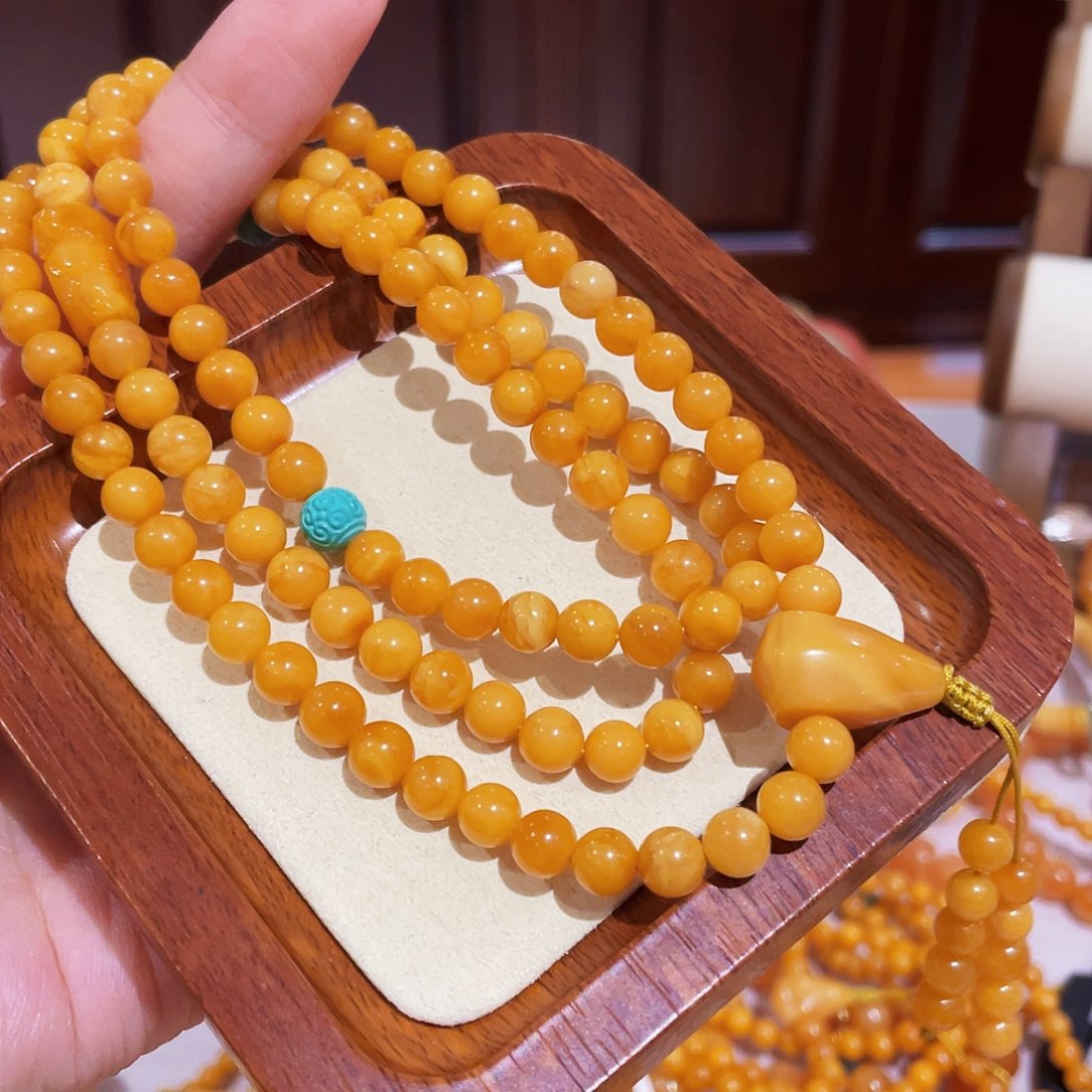 蜜蜡手链未镶嵌手串