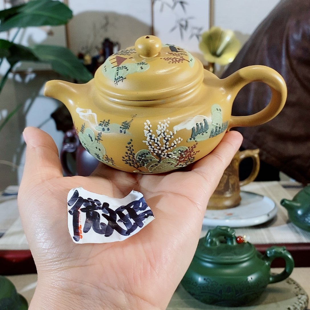 紫砂茶壶宜兴紫砂壶甩出吃货