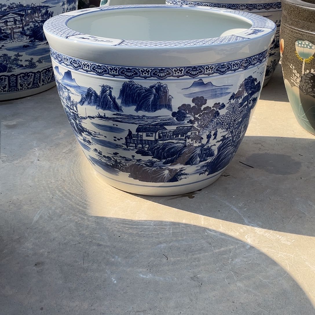 缸瓷器瓷器80高度55瓷器瓷器