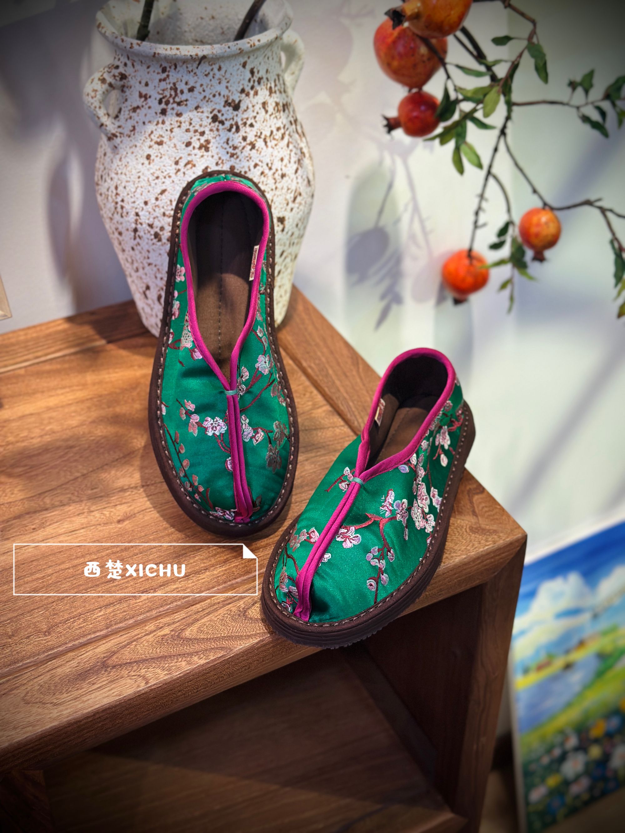 【南枝两片】西楚XICHU新中式国潮手工千层底布鞋