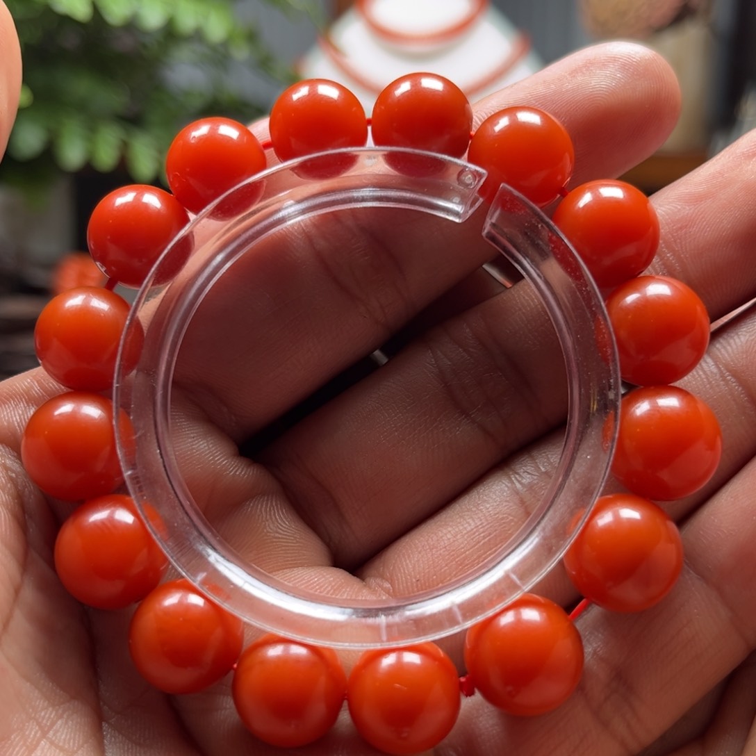 南红玛瑙手串未镶嵌