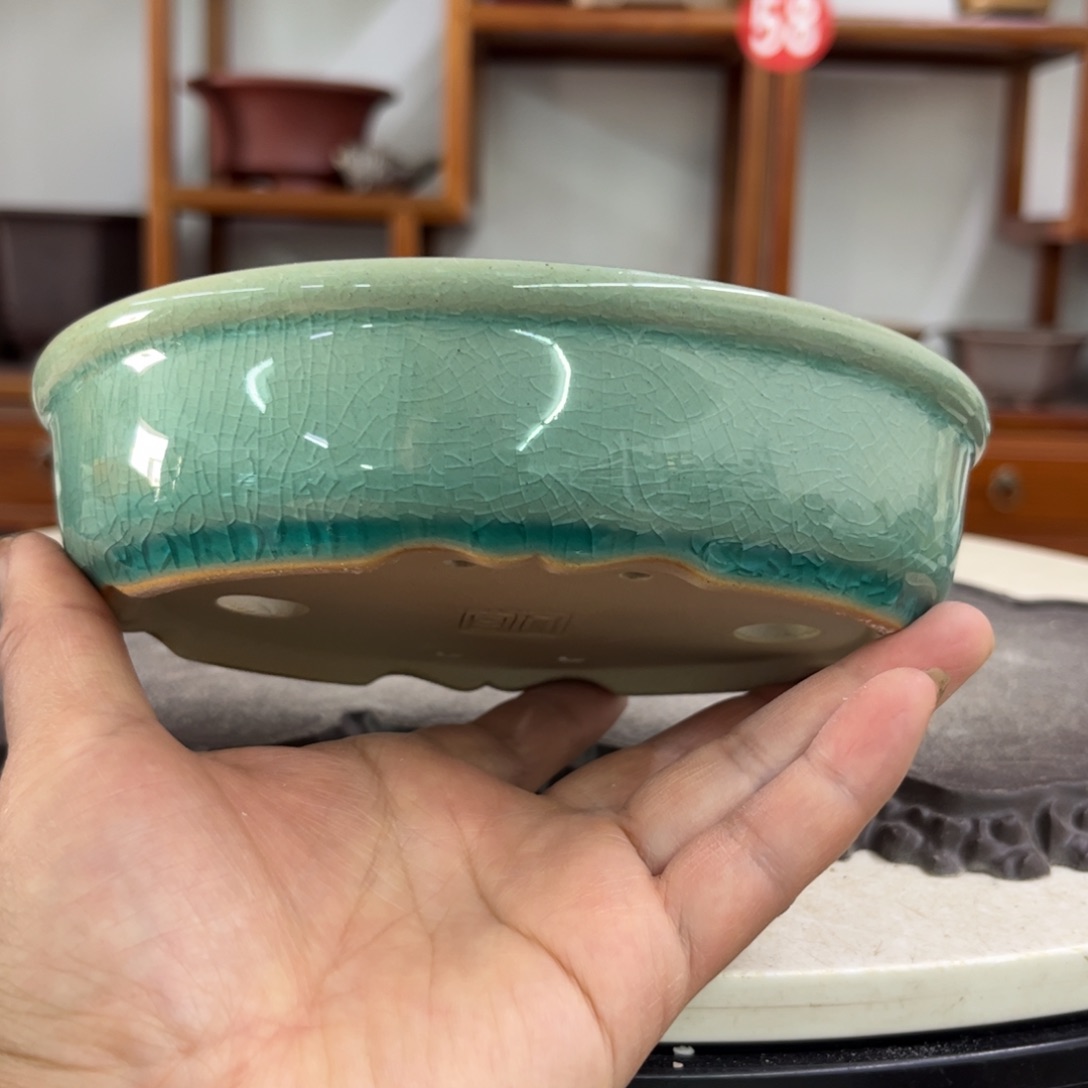 紫砂花盆瑕疵4-15.5-12。。。