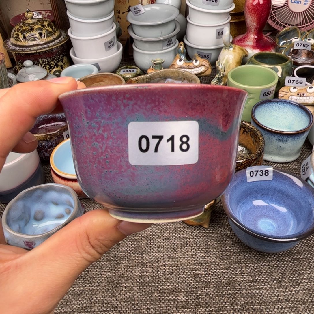 钧瓷杯子窑口自播原矿钧瓷2
