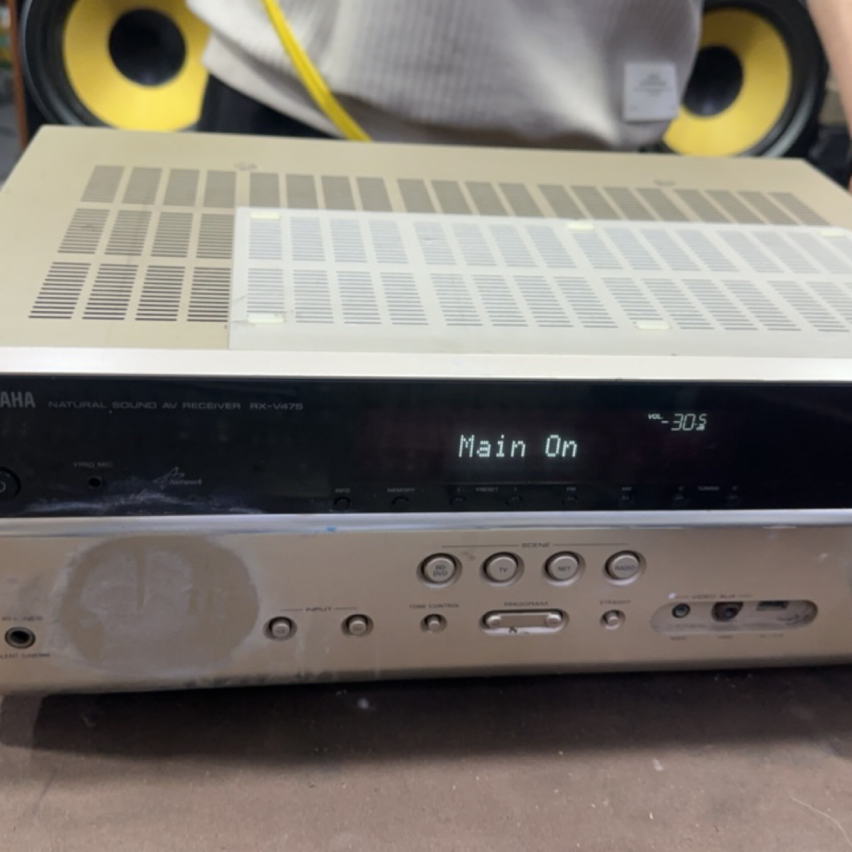 8新 Yamaha/雅马哈 475 功放机（成色不好）