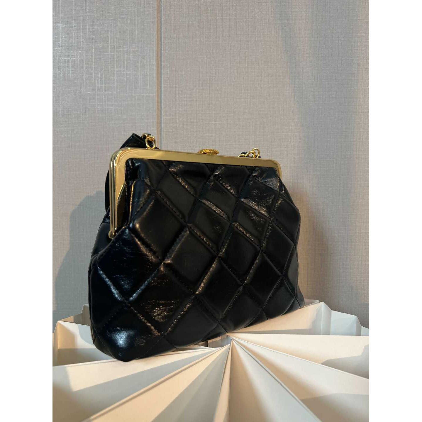 TOLEX2025新款手工时尚百搭蝴蝶女包黑色