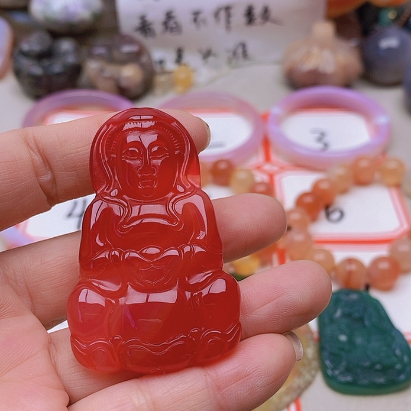 【闪购商品】未镶嵌玛瑙/玉髓珠宝半成品热****花